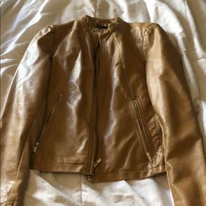 Camel EXPRESS man made leather jacket